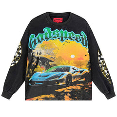 GODSPEED Sunset Drift Layered Long Sleeve T-Shirt