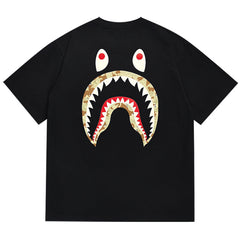 BAPEX Stussy Shark Print T-Shirt