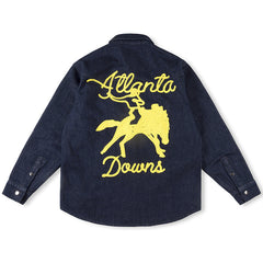Sp5der ATL Downs Shirt Indigo Denim