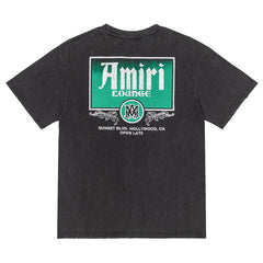 AMIRI Lounge Crystal Embellished Cotton Graphic T-Shirt