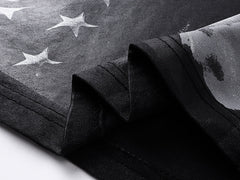 GODSPEED Men's Black L.O.T.F Crew Neck T-Shirt