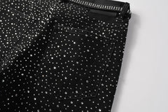 Purple Brand Crystal Diamond Jeans #9128