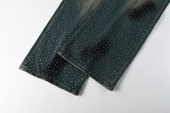 Purple Brand Crystal Diamond Jeans #106