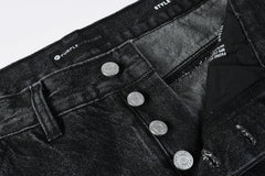 Purple Brand Crystal Diamond Jeans #104