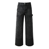 Purple Brand Crystal Diamond Jeans #104