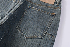 Purple Brand Crystal Diamond Jeans #9140