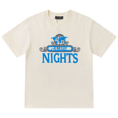 AMlRl Nights Cotton Crewneck T-Shirts