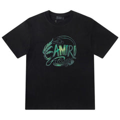 AMlRl Leaf-Print Crewneck Cotton-Jersey T-Shirt