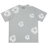 Denim Tears Crystal Patch Cotton logo Design T-Shirts