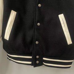 Godspeed Mens F.T.D Wool Varsity Jacket Black/blue