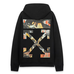Off White Graphic-Print Hoodies