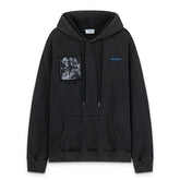 Off White Graphic-Print Hoodie