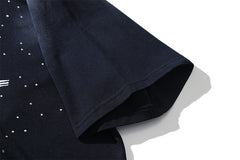 HELLSTAR Washed Old Rhinestone T-shirt