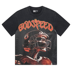 GODSPEED Skeleton Baseball Player T-shirt