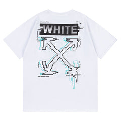 Off White Logo Pattern Printed T-Shirt