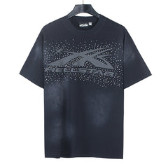 HELLSTAR Washed Old Rhinestone T-shirt