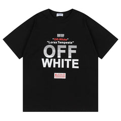 Off White Logo Pattern Printed T-Shirt