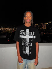 Saint Michael Graphic Printed T-Shirt