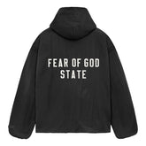 Fear of God Essentials Textured Nylon Trucker Jacket