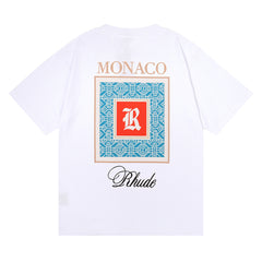 RHUDE Moroccan LOGO print T-Shirt