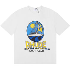 RHUDE Yacht Club Cotton T-shirt
