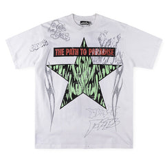 Hellstar Five-Pointed Star Print T-Shirt