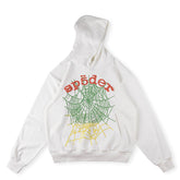 Sp5der OG Web V2 Gradient Hoodie White