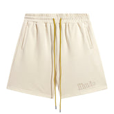 RHUDE RH embroidery letters Shorts