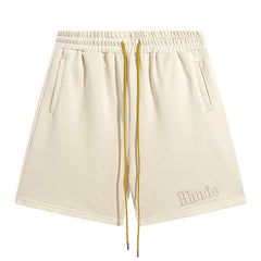 RHUDE RH embroidery letters Shorts
