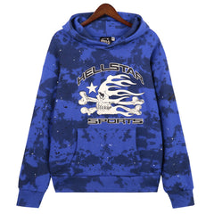 Hellstar Sports Tie-Dye Skull Hoodie