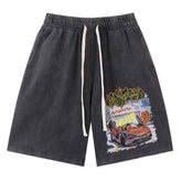 Godspeed Sports Car Pattern Shorts #8780