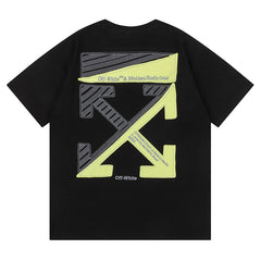 Off White Logo Pattern Printed T-Shirt