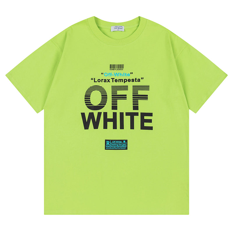 Off White Logo Pattern Printed T-Shirt