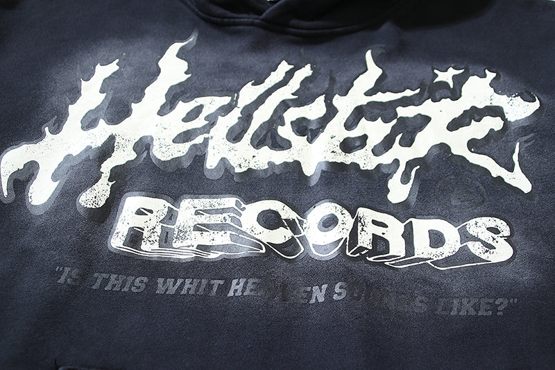 Hellstar Records Tie Dye Hoodie Red