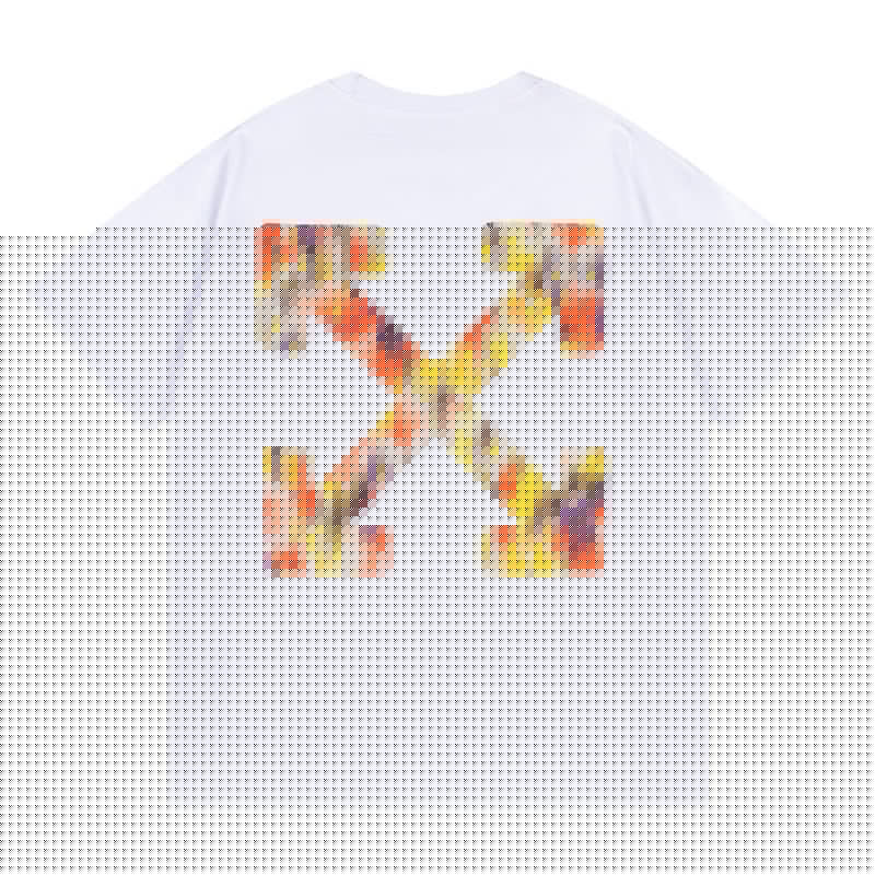 Off White Arrow Pattern Printed T-Shirt
