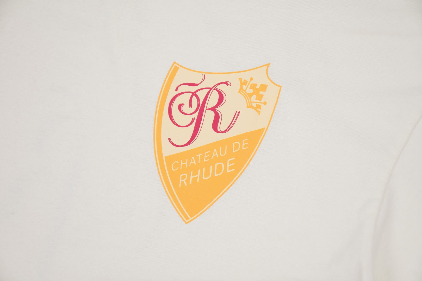 Rhude 23ss Chateau Shield Print T-Shirt