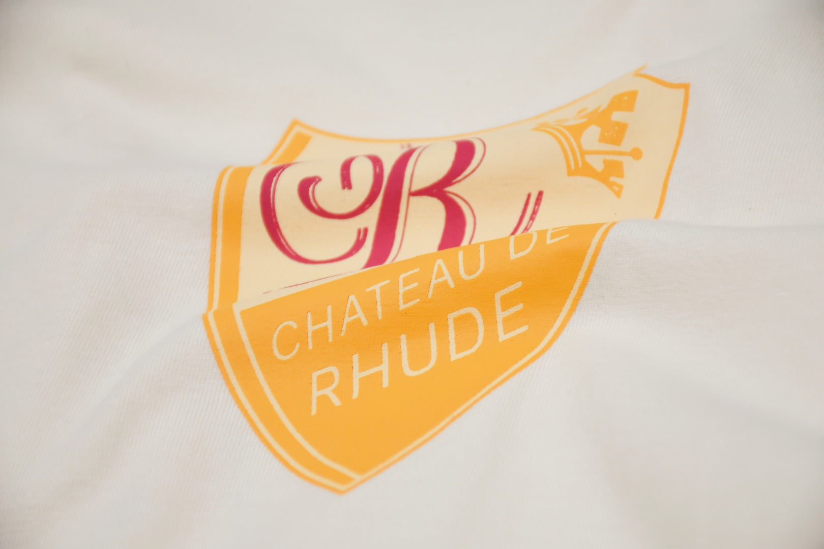 Rhude 23ss Chateau Shield Print T-Shirt