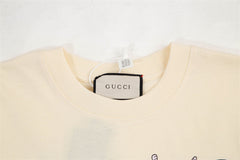 GUCCI Three Headed Bird Print T-Shirt Oversized