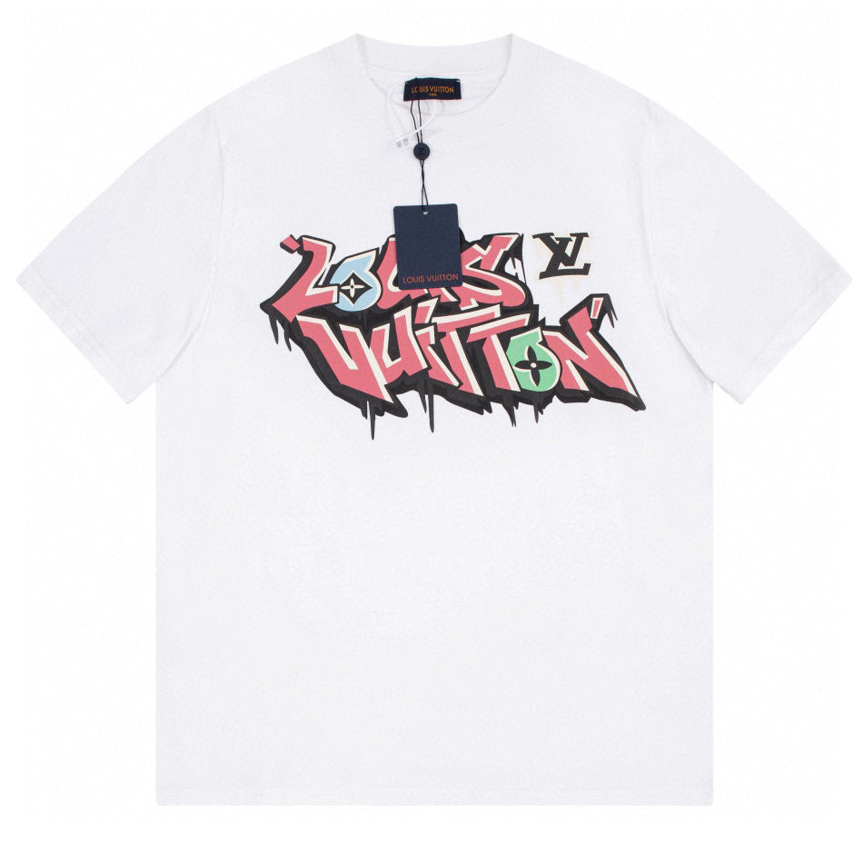 Louis Vuitton Colorful Graffiti T-Shirt Oversized