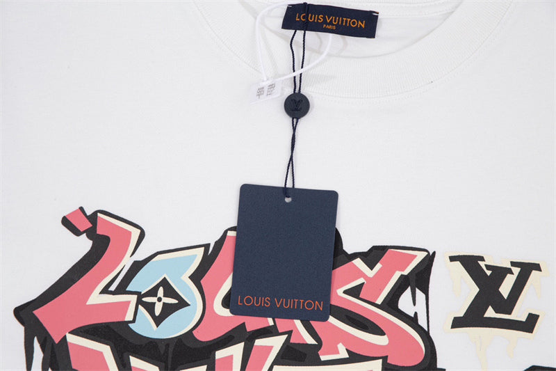 Louis Vuitton Colorful Graffiti T-Shirt Oversized