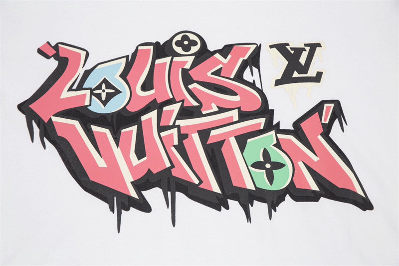 Louis Vuitton Colorful Graffiti T-Shirt Oversized