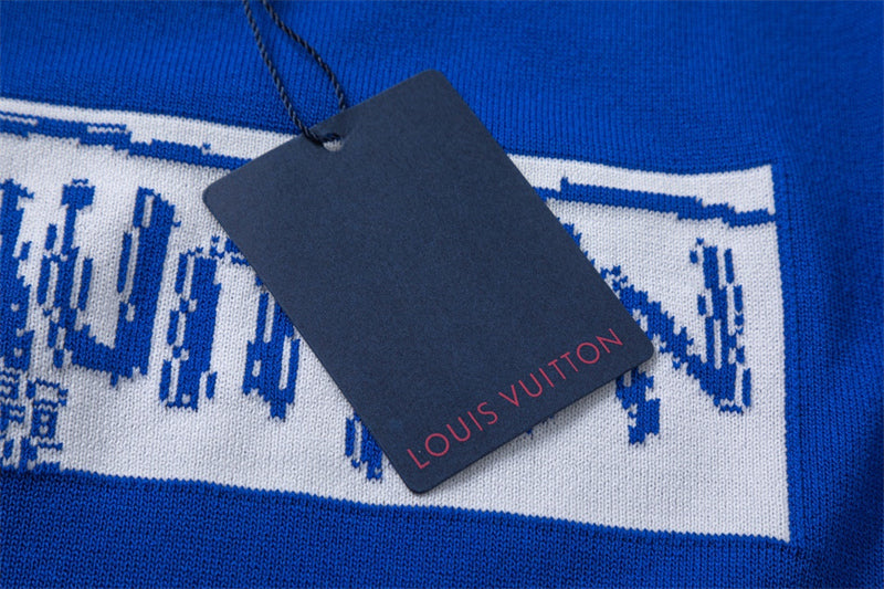 Louis Vuitton Jacquard Knit Short Sleeves T-Shirt