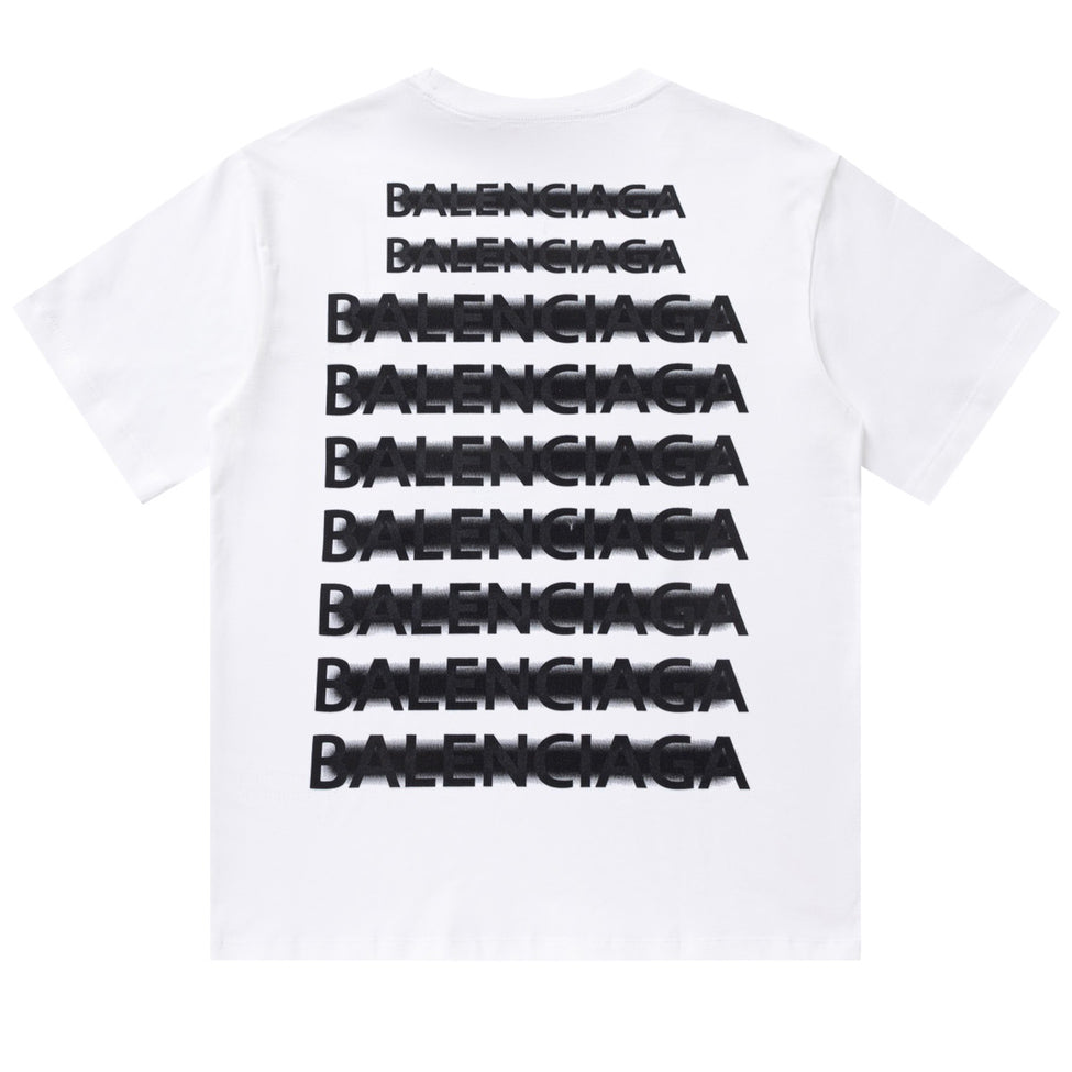 Balenciaga Classic Letter Print T-Shirt Oversize