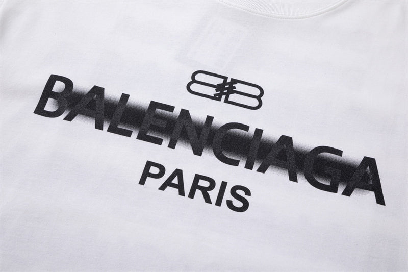 Balenciaga Classic Letter Print T-Shirt Oversize