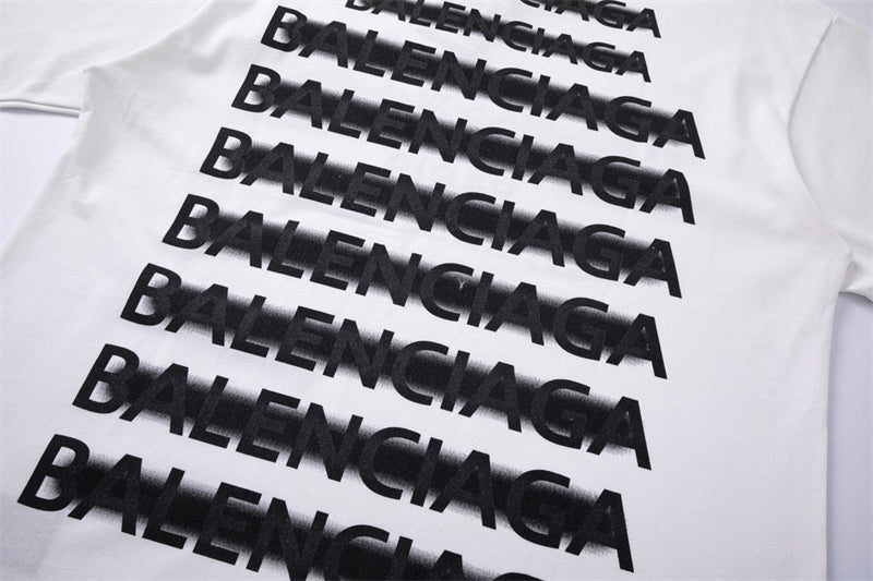 Balenciaga Classic Letter Print T-Shirt Oversize