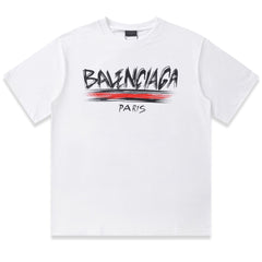 Balenciaga Classic Letter Print T-Shirt Oversize