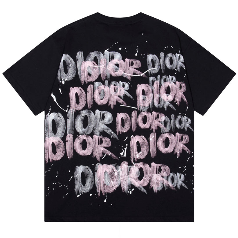 Dior Letter Print T-Shirt