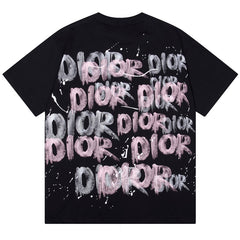 Dior Letter Print T-Shirt