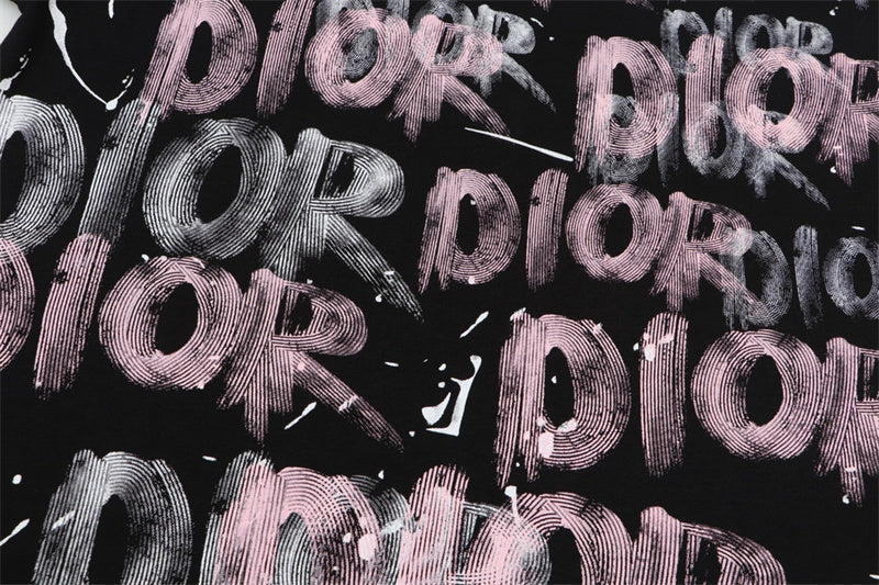 Dior Letter Print T-Shirt