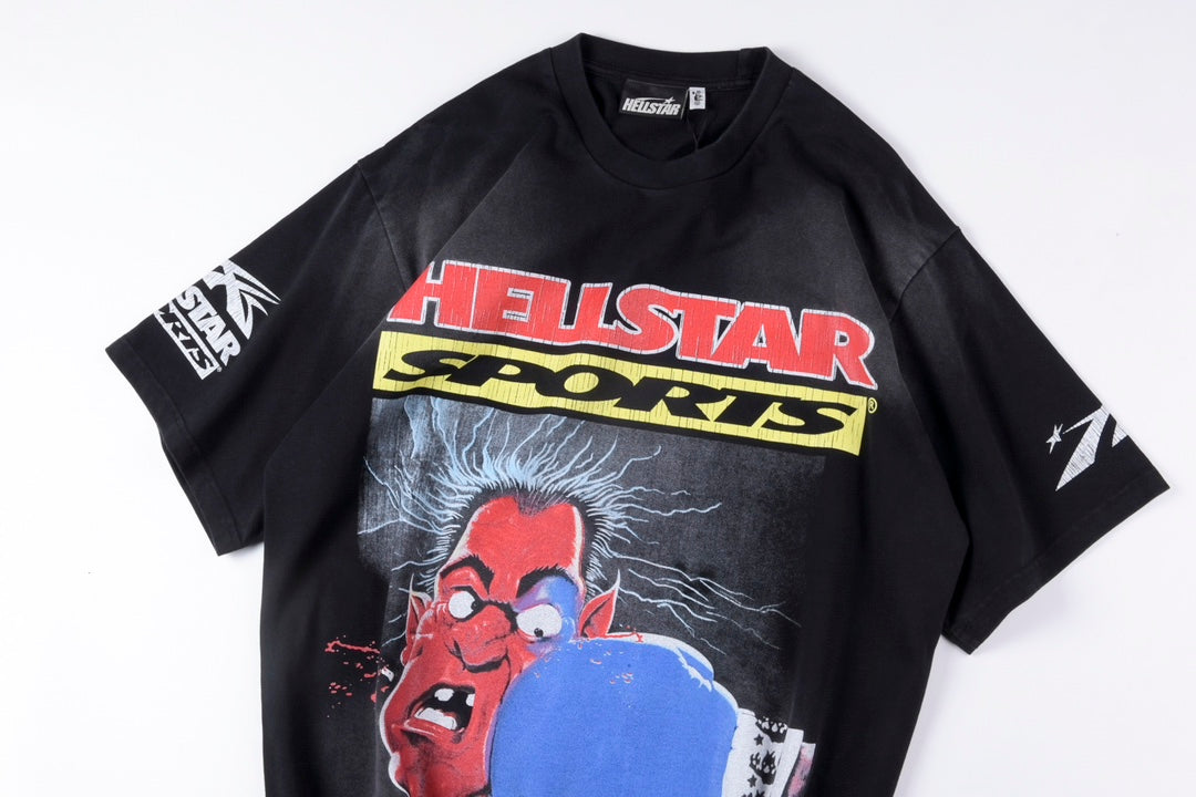 Hellstar Studios Knock Out Tee printed cotton T-shirt